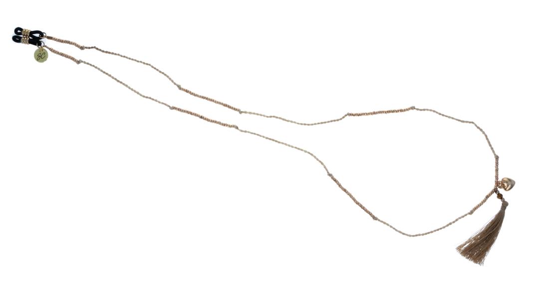 Brillenband Mc Tassel  beige